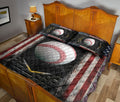 Ohaprints-Quilt-Bed-Set-Pillowcase-Baseball-American-Flag-Pattern-Unique-Gift-For-Baseball-Sports-Lover-Blanket-Bedspread-Bedding-1444-Queen (80'' x 90'')