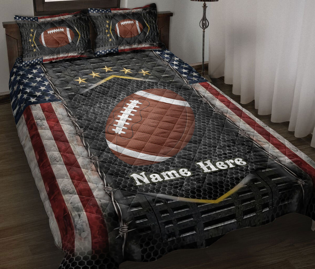 Ohaprints-Quilt-Bed-Set-Pillowcase-Football-American-Flag-Sports-Lover-Gift-Custom-Personalized-Name-Blanket-Bedspread-Bedding-17-Throw (55'' x 60'')