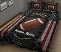 Ohaprints-Quilt-Bed-Set-Pillowcase-Football-American-Flag-Sports-Lover-Gift-Custom-Personalized-Name-Blanket-Bedspread-Bedding-17-King (90'' x 100'')