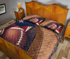 Ohaprints-Quilt-Bed-Set-Pillowcase-American-Football-Brown-Pattern-Unique-Gift-For-Football-Sports-Lover-Blanket-Bedspread-Bedding-3047-Queen (80&#39;&#39; x 90&#39;&#39;)