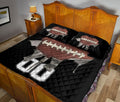 Ohaprints-Quilt-Bed-Set-Pillowcase-American-Football-Torn-Effect-With-Balls-Sport-Custom-Personalized-Name-Blanket-Bedspread-Bedding-1196-Queen (80'' x 90'')