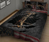 Ohaprints-Quilt-Bed-Set-Pillowcase-Archery-Light-Brown-Camo-Camouflage-American-Flag-Gift-For-Bow-Hunting-Lover-Blanket-Bedspread-Bedding-2629-King (90&#39;&#39; x 100&#39;&#39;)