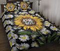 Ohaprints-Quilt-Bed-Set-Pillowcase-Lgbt-Love-Is-Love-Pride-Daisy-Sunflower-Floral-Unique-Gift-For-Pride-Month-Blanket-Bedspread-Bedding-20-Throw (55'' x 60'')