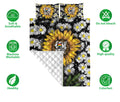 Ohaprints-Quilt-Bed-Set-Pillowcase-Lgbt-Love-Is-Love-Pride-Daisy-Sunflower-Floral-Unique-Gift-For-Pride-Month-Blanket-Bedspread-Bedding-20-Double (70'' x 80'')