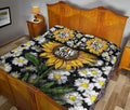Ohaprints-Quilt-Bed-Set-Pillowcase-Lgbt-Love-Is-Love-Pride-Daisy-Sunflower-Floral-Unique-Gift-For-Pride-Month-Blanket-Bedspread-Bedding-20-Queen (80'' x 90'')