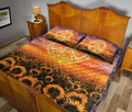 Ohaprints-Quilt-Bed-Set-Pillowcase-Hippie-Peace-Sign-Yellow-Sunflower-Sunset-Sky-Floral-Blanket-Bedspread-Bedding-1200-Queen (80'' x 90'')