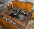 Ohaprints-Quilt-Bed-Set-Pillowcase-Rottweiler-Heart-Brown-Mandala-Dog-Lover-Custom-Personalized-Name-Blanket-Bedspread-Bedding-3735-King (90'' x 100'')