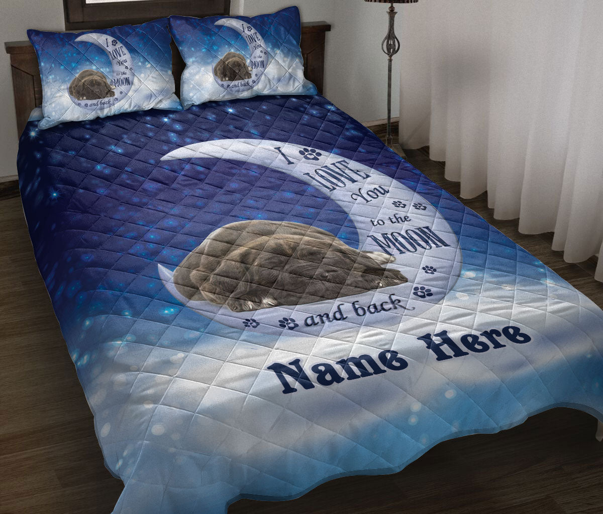 Ohaprints-Quilt-Bed-Set-Pillowcase-Cane-Corso-Dog-I-Love-You-To-The-Moon-And-Back-Custom-Personalized-Name-Blanket-Bedspread-Bedding-1847-Throw (55'' x 60'')