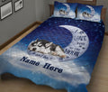 Ohaprints-Quilt-Bed-Set-Pillowcase-Husky-Sibir-Dog-I-Love-You-To-The-Moon-And-Back-Custom-Personalized-Name-Blanket-Bedspread-Bedding-1310-King (90'' x 100'')