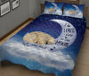 Ohaprints-Quilt-Bed-Set-Pillowcase-Polar-Bear-I-Love-You-To-The-Moon-And-Back-Gift-For-Animal-Lover-Blanket-Bedspread-Bedding-2595-King (90&#39;&#39; x 100&#39;&#39;)
