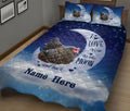 Ohaprints-Quilt-Bed-Set-Pillowcase-Chicken-I-Love-You-To-The-Moon-&-Back-Farm-Animal-Custom-Personalized-Name-Blanket-Bedspread-Bedding-2003-King (90'' x 100'')