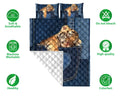 Ohaprints-Quilt-Bed-Set-Pillowcase-Cute-Sleeping-Tiger-In-Pocket-Jean-Patchwork-Pattern-Gift-For-Animal-Lover-Blanket-Bedspread-Bedding-1341-Double (70'' x 80'')