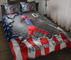 Ohaprints-Quilt-Bed-Set-Pillowcase-Softball-Batter-Sport-Us-American-Flag-Custom-Personalized-Name-Number-Blanket-Bedspread-Bedding-3100-Throw (55&#39;&#39; x 60&#39;&#39;)