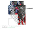 Ohaprints-Quilt-Bed-Set-Pillowcase-Softball-Batter-Sport-Us-American-Flag-Custom-Personalized-Name-Number-Blanket-Bedspread-Bedding-3100-Queen (80'' x 90'')