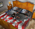 Ohaprints-Quilt-Bed-Set-Pillowcase-Soccer-Player-Sport-Us-American-Flag-Custom-Personalized-Name-Number-Blanket-Bedspread-Bedding-3375-King (90'' x 100'')