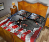 Ohaprints-Quilt-Bed-Set-Pillowcase-Soccer-Player-Sport-Us-American-Flag-Custom-Personalized-Name-Number-Blanket-Bedspread-Bedding-3375-King (90&#39;&#39; x 100&#39;&#39;)