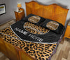 Ohaprints-Quilt-Bed-Set-Pillowcase-Softball-Ball-Leopard-Pattern-Sport-Lover-Gift-Custom-Personalized-Name-Blanket-Bedspread-Bedding-3101-King (90&#39;&#39; x 100&#39;&#39;)