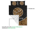 Ohaprints-Quilt-Bed-Set-Pillowcase-Volleyball-Ball-Leopard-Sport-Lover-Gift-Custom-Personalized-Name-Blanket-Bedspread-Bedding-3426-Queen (80'' x 90'')