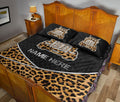 Ohaprints-Quilt-Bed-Set-Pillowcase-Truck-Leopard-Pattern-Gift-Trucker-Driver-Custom-Personalized-Name-Blanket-Bedspread-Bedding-3516-King (90'' x 100'')