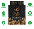 Ohaprints-Quilt-Bed-Set-Pillowcase-Skull-Skeleton-Leopard-Pattern-Skull-Lover-Custom-Personalized-Name-Blanket-Bedspread-Bedding-3687-Double (70'' x 80'')