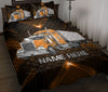 Ohaprints-Quilt-Bed-Set-Pillowcase-Orange-Truck-Carbon-Gift-For-Trucker-Driver-Custom-Personalized-Name-Blanket-Bedspread-Bedding-3518-Throw (55&#39;&#39; x 60&#39;&#39;)