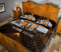 Ohaprints-Quilt-Bed-Set-Pillowcase-Orange-Truck-Carbon-Gift-For-Trucker-Driver-Custom-Personalized-Name-Blanket-Bedspread-Bedding-3518-King (90'' x 100'')