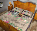 Ohaprints-Quilt-Bed-Set-Pillowcase-Horse-God-Says-You-Are-Flower-Floral-Pattern-Unique-Gift-Blanket-Bedspread-Bedding-642-Queen (80'' x 90'')