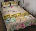 Ohaprints-Quilt-Bed-Set-Pillowcase-God-Says-You-Are-Sunflower-Flower-Floral-Pattern-Unique-Gift-Blanket-Bedspread-Bedding-2385-Throw (55'' x 60'')