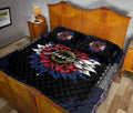 Ohaprints-Quilt-Bed-Set-Pillowcase-Sunflower-Colorado-Flag-Mandala-Pattern-Unique-Gift-Custom-Personalized-Name-Blanket-Bedspread-Bedding-1298-Queen (80'' x 90'')