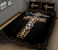 Ohaprints-Quilt-Bed-Set-Pillowcase-Jesus-Cross-Leopard-Mandala-Pattern-Custom-Personalized-Name-Blanket-Bedspread-Bedding-1236-King (90'' x 100'')