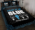 Ohaprints-Quilt-Bed-Set-Pillowcase-Autism-Awareness-Asd-Light-It-Up-Blue-Support-Gift-Blanket-Bedspread-Bedding-1292-Throw (55'' x 60'')