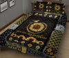 Ohaprints-Quilt-Bed-Set-Pillowcase-Hummingbird-You-Are-My-Sunshine-Sunflower-Yellow-Floral-Patchwork-Pattern-Blanket-Bedspread-Bedding-2950-King (90&#39;&#39; x 100&#39;&#39;)