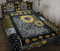 Ohaprints-Quilt-Bed-Set-Pillowcase-You-Are-My-Sunshine-Sunflower-Yellow-Floral-Patchwork-Pattern-Blanket-Bedspread-Bedding-1810-Throw (55'' x 60'')