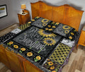 Ohaprints-Quilt-Bed-Set-Pillowcase-You-Are-My-Sunshine-Sunflower-Yellow-Floral-Patchwork-Pattern-Blanket-Bedspread-Bedding-1810-Queen (80'' x 90'')