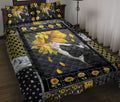 Ohaprints-Quilt-Bed-Set-Pillowcase-Dairy-Cow-Cattle-Sunflower-Yellow-Floral-Patchwork-Pattern-Blanket-Bedspread-Bedding-2388-Throw (55'' x 60'')