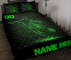 Ohaprints-Quilt-Bed-Set-Pillowcase-Soccer-Player-Sport-Lover-Gift-Green-Custom-Personalized-Name-Number-Blanket-Bedspread-Bedding-3376-Double (70&#39;&#39; x 80&#39;&#39;)
