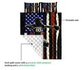 Ohaprints-Quilt-Bed-Set-Pillowcase-American-Us-Flag-Baseball-Player-Sport-Gifts-Custom-Personalized-Name-Number-Blanket-Bedspread-Bedding-3202-King (90'' x 100'')