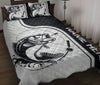 Ohaprints-Quilt-Bed-Set-Pillowcase-Fishing-Bass-Fish-B-&amp;-W-Pattern-Fisherman-Gift-Custom-Personalized-Name-Blanket-Bedspread-Bedding-3246-Throw (55&#39;&#39; x 60&#39;&#39;)