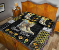 Ohaprints-Quilt-Bed-Set-Pillowcase-Western-Cowgirl-Cowboy-Hat-Horse-Lover-Sunflower-Custom-Personalized-Name-Blanket-Bedspread-Bedding-152-Queen (80'' x 90'')