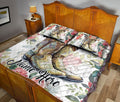 Ohaprints-Quilt-Bed-Set-Pillowcase-Western-Cowgirl-Cowboy-Hat-Horse-Lover-Flower-Floral-Custom-Personalized-Name-Blanket-Bedspread-Bedding-1325-Queen (80'' x 90'')