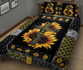 Ohaprints-Quilt-Bed-Set-Pillowcase-Faith-Sunflower-Jesus-God-Cross-Christian-Religious-Floral-Patchwork-Pattern-Blanket-Bedspread-Bedding-882-King (90'' x 100'')