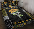 Ohaprints-Quilt-Bed-Set-Pillowcase-Nurse-Nursing-Caduceus-Scrub-Life-Sunflower-Floral-Patchwork-Pattern-Blanket-Bedspread-Bedding-1462-Throw (55'' x 60'')