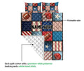 Ohaprints-Quilt-Bed-Set-Pillowcase-American-Football-Patchwork-Pattern-Sport-Lover-Gift-Custom-Personalized-Name-Blanket-Bedspread-Bedding-3148-Queen (80'' x 90'')