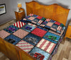 Ohaprints-Quilt-Bed-Set-Pillowcase-Truck-American-Patchwork-Gift-For-Trucker-Custom-Personalized-Name-Blanket-Bedspread-Bedding-3560-King (90&#39;&#39; x 100&#39;&#39;)