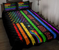 Ohaprints-Quilt-Bed-Set-Pillowcase-Lgbt-Lgbtq-Pride-Us-American-Rainbow-Flag-Love-Is-Love-Love-Wins-Pride-Month-Blanket-Bedspread-Bedding-2050-Throw (55'' x 60'')