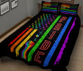 Ohaprints-Quilt-Bed-Set-Pillowcase-Lgbt-Lgbtq-Pride-Us-American-Rainbow-Flag-Love-Is-Love-Love-Wins-Pride-Month-Blanket-Bedspread-Bedding-2050-King (90'' x 100'')