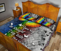 Ohaprints-Quilt-Bed-Set-Pillowcase-Lgbt-Lgbtq-Pride-Taste-The-Rainbow-Flag-Love-Is-Love-Love-Wins-Pride-Month-Blanket-Bedspread-Bedding-2644-Queen (80'' x 90'')