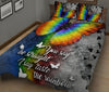 Ohaprints-Quilt-Bed-Set-Pillowcase-Lgbt-Lgbtq-Pride-Taste-The-Rainbow-Flag-Love-Is-Love-Love-Wins-Pride-Month-Blanket-Bedspread-Bedding-2644-King (90&#39;&#39; x 100&#39;&#39;)