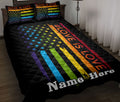 Ohaprints-Quilt-Bed-Set-Pillowcase-Lgbtq-Lgbt-Pride-Rainbow-Love-Is-Love-Love-Wins-I-Choose-You-Pride-Month-Blanket-Bedspread-Bedding-2645-Throw (55'' x 60'')