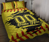 Ohaprints-Quilt-Bed-Set-Pillowcase-Softball-Ball-Pattern-Gift-For-Sports-Lover-Custom-Personalized-Name-Number-Blanket-Bedspread-Bedding-1093-Throw (55&#39;&#39; x 60&#39;&#39;)